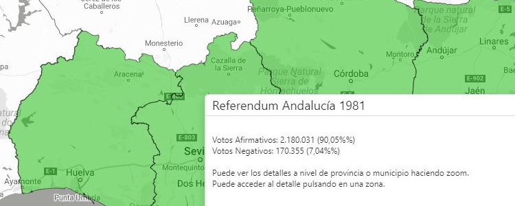 Los resultados de los referéndum del 28-F y 20-O, municipio a municipio