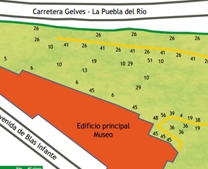 Plano de situación de especies
