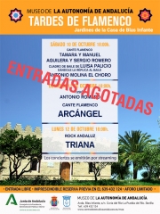 Arcángel y Triana encabezan el cartel de las ‘Tardes de Flamenco’ en el Museo de la Autonomía de Andalucía