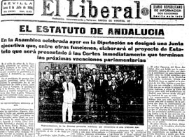 Un estudio recupera la presencia de Blas Infante y de su lucha pro Estatuto de Autonomía en la prensa de 1936